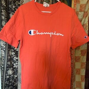 Champion Coral Tee with Logo